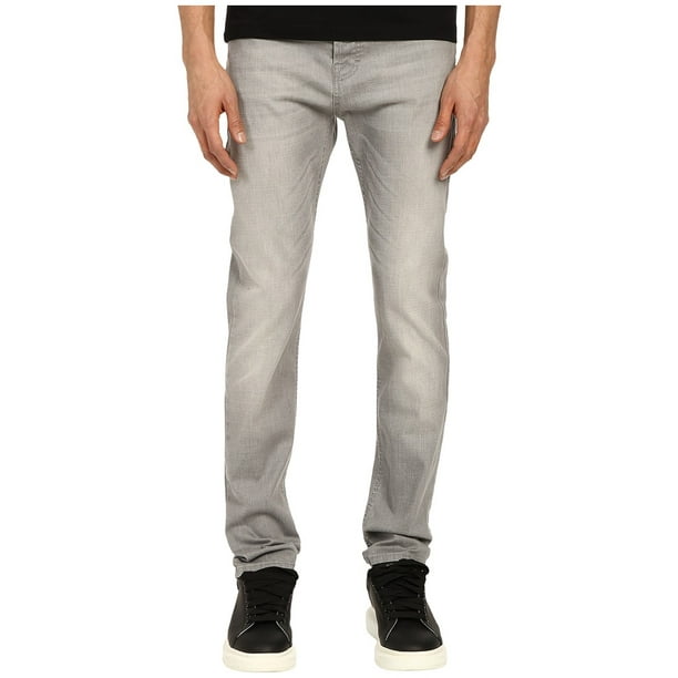 MCQ Mens Slim ButtonFly Straight Leg Stretch Jeans 31