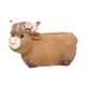 thumbnail image 3 of Bonita maceta de resina multiusos con forma de animal, figura de ganado, adorno artesanal B, 3 of 8