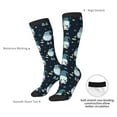 thumbnail image 4 of Sikiie Gnome and Snowflakes Knee Socks, High Socks Long Stretchy Sock Women Knee High Stocking, Long Socks for Women, 4 of 6
