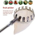 thumbnail image 3 of Recolector de frutas - Cesta Bolsa Recolector de Manzanas-Naranjos Paño de Agarre Herramienta de Jardinería Recolector de frutas, 3 of 7