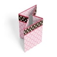 thumbnail image 2 of Bacati - Butterflies Girls Nursery Kids Storage Items, Pink/Chocolate, 2 of 5