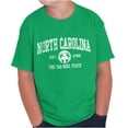 thumbnail image 3 of North Carolina Cute Footprints Beach Crewneck T Shirts Boy Girl Teen Brisco Brands M, 3 of 6