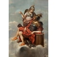 thumbnail image 2 of David Klöcker Ehrenstrahl 18x24 Gold Ornate Framed and Double Matted Museum Art Print Titled - March and Minerva, 2 of 4