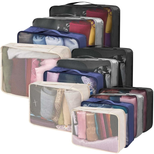 Set de 12 Cubos Organizadores Silkfly para Maleta de Viaje