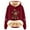 Wine, variant on Telankuip Sherpa Lined Hoodies for Women Winter Warm Cozy Highland Cow Graphic Print Pullover Sweatshirts Long Sleeve Casual Stylish Xmas Holiday Hooded Tops Yellow XL