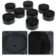 thumbnail image 3 of 16 almohadillas de arandela redondas antideslizantes y antivibración para secadora, almohadillas para refrigerador (negro) kaili Sencillez, 3 of 5