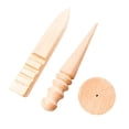 thumbnail image 1 of Pulidor De Bordes De Cuero Y Madera, Dispositivo De Ribete Para Manualidades, Herramienta De Pulido De Cuero Y Madera Para Proyectos De Cuero Bruñido 3 Uds Vogacara HA034945-00, 1 of 6