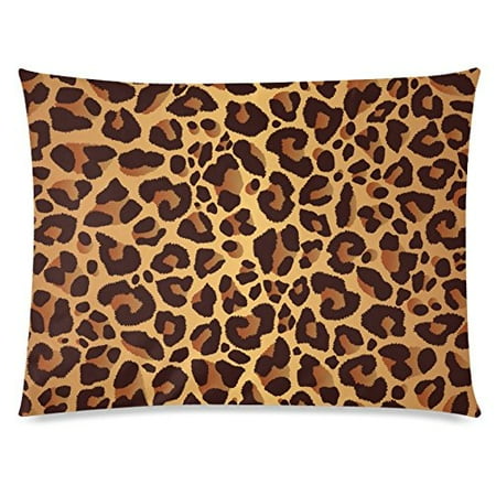 Gckg Leopard Print Animal Skin Soft Pillowcase 20x30 Inches Animal