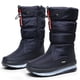 thumbnail image 4 of Botas de nieve de invierno del noreste Botas altas de algodón para mujer Invierno engrosadas Impermeables Antideslizantes Forrados con vellón Zapatos de algodón de gran tamaño engrosados, 4 of 6