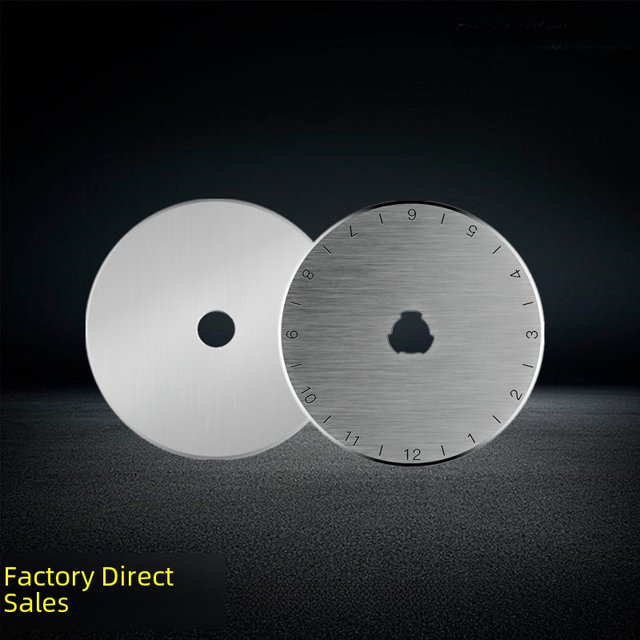 45mm Gear Rotary Cutter for Sewing & Crafting - 0.3mm Thin Blade, Wide Cutting Area, Compatible with Multiple Models - Authentic RB45-A/RB-45-B, Smooth Efficient Cutting Tool with 28MM Plastic Case,
