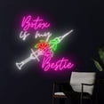 thumbnail image 3 of Handmadetneonsign Botox Is My Bestie Wall Art, Botox Filler Wall Decor, Botox Filler Spa Wall Decor, 3 of 5