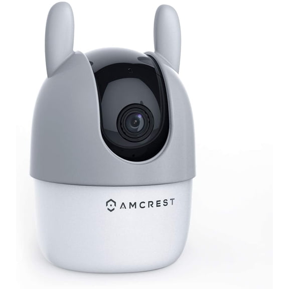 Amcrest ASH21 Silicone Cover, Bunny Camera Skin (ASH21-BUNNY-GREY)