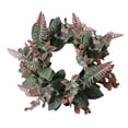 thumbnail image 3 of veasfak Candle Artificial Wreath Small Boho Wreath for Bar Tabletop Living Room, 3 of 9
