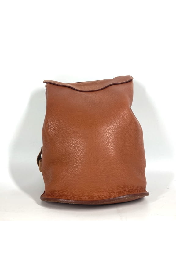 Pre-Owned HERMES Sherpa PM Backpack Leather Women's Brown