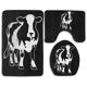 thumbnail image 1 of ABPHQTO Modas de la vaca Holstein Juego de alfombras de baño de 3 piezas Alfombra de baño Alfombra de contorno y tapa de inodoro ABPHQTO  Cont-CHAPPLE-16545, 1 of 2