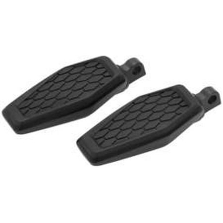 Kuryakyn Front Footpeg Adapters Kuryakyn Satin Black Hex Pegs Pair with Male Mount Adapters for OEM Stock Foot Peg Mount Location or Kuryakyn Highway Peg Mounts (except The Rider Position ‘15-‘19 XG Street) 5905 ()