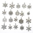 thumbnail image 4 of Paquete De 20 Antiguos Del De Nieve Mezcdos Del Tíbet Colgante Para Los Resultados De Joyería De DIY Gloria Colgante de encantos de copo de nieve, 4 of 4