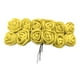 thumbnail image 5 of Cabezas de Flores de Rosas Artificiales Hechas de Mano Cabezas de Flores de imuladas para Amarillo, 5 of 9