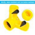 thumbnail image 5 of Spencer 2 Pack Garden Hose Splitter 2 Way, 3/4" Plastic Hose Connector Tap Splitter Y Splitter 2 Valves, Faucet Splitter, 5 of 9