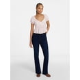thumbnail image 2 of No Boundaries Stretch Denim Bootcut Jeans, 32" Inseam, Women's and Plus Sizes 00-28W, 2 of 5