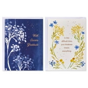 Angle View: American Greetings Deluxe Sympathy Thank You Cards, Nature-Inspired (32-Count)