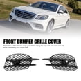 thumbnail image 3 of Rejilla antiNiNBLA Negra Brillante Para Paracetes Delantero Con Moldura Embellecedora Para Clase S W222 SEDAN AMG LINE 2018-2020, 3 of 7