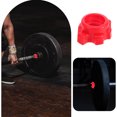 CRAFTHROU 10pcs Weight Clips For Dumbbells Red PE Quick Tightening And ...