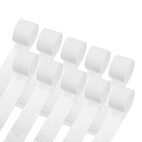 Crepe Paper Streamers White Streamers Party Decorations for Birthday Party Wedding Ceremony White-1.8 in x 82 Ft