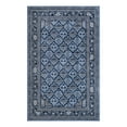 thumbnail image 3 of Unique Loom La Jolla Collection Area Rug - Trellis (5' 1" x 8' Rectangle Blue/Ivory), 3 of 7