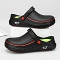 thumbnail image 3 of Men's Women's Work Clogs - Unisex Garden Chef Shoes Non Slip Waterproof Nurse Kitchen Food Service Shoes, 3 of 7
