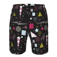 thumbnail image 3 of Goofa Colorful Geometry Printed Mens Swim Trunks Summer Quick Dry Short Beach Swimwear Bathing Suits-3X-Large, 3 of 9
