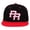 Black-red, variant on Unisex Adjustable PR Embroidered Blocking Stretch-Snap Hip-Hop Sun Protection Hat for Men and Women Casual Personality Outdoor Hat