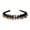Champaign Gold, variant on Jiaroswwei Flower Rhinestone Shining Headband Plastic Anti-slip Tooth Women Hair Hoop Hair Accessories