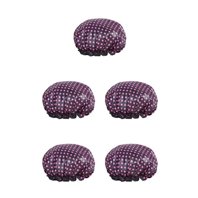 Minnieouse Sombrero de baño para mujer, capas impermeables, gorros para el pelo de ducha alta, cubierta de cabeza de niña gruesa para accesorios de Type2 NO2 Minnieouse CBP394380