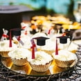 thumbnail image 3 of BESTYASH 4 Pcs Graduation Cap Ornament Black Felt Grad Cap Decor for Graduates, 3 of 8