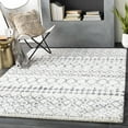 thumbnail image 3 of Mark&Day Area Rugs, 7x7 Occitanie Global Shag White Square Area Rug, White Carpet for Living Room, Bedroom or Kitchen (6'7" Square), 3 of 7