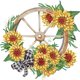 thumbnail image 1 of WQ0063 Serie Coches Girasol Diamante Parcial Resina Forma Especial 30*30CM, 1 of 9