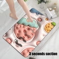 thumbnail image 4 of Summer Savings Clearance! Boovnll Bathroom Rugs, 16x24" Super Soft & Absorbent Non-Slip Diatomite Bath Mat, Quickly Dry Thicken Bath Mats for Bathroom, Kitchen, Floor, Door Mat, Bathroom Mat, 4 of 6