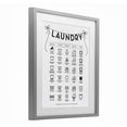 thumbnail image 3 of Stupell Industries Laundry Symbols with Ribbon Accent Gray Framed Print Under Glass design by Lettered and Lined, 21 x 17, 3 of 10