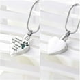 thumbnail image 3 of Birthstone Pet Cremation Jewelry for Ashes Pendant Paw Print Pet Heart Urn Necklace Memorial Keepsake Jewelry for Pet/Dog's/Cat's Ashes, 3 of 7