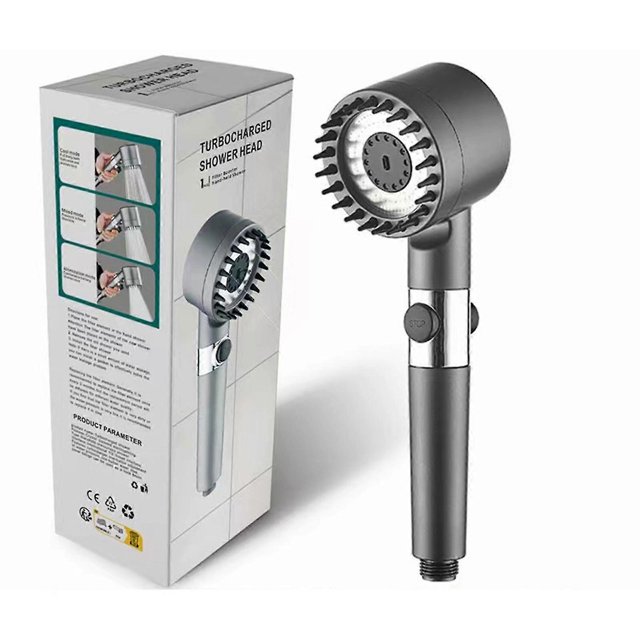 High Pressure Handheld Shower Head With 3modes & Filter Cotton, Anti-clog Nozzles Showerhead With Stainless Steel Hose For Bathroom