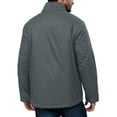 thumbnail image 7 of Little Donkey Andy Men's Winter Heat Reflective Jackets Water-Resistant Detachable hooded Insulated Thermal Ski Snow Coat Gray S, 7 of 7