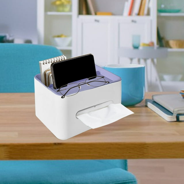 Xihbxyly Historia de La Navegación Cajón de Papel de Escritorio - Mesa de Centro Multifuncional para El Hogar - Caja de Pañuelos - Caja de Almacenamiento de Control Remoto de Escritorio Multifunciona