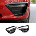 thumbnail image 3 of Matte Black Front Fog Light Lamp Spoiler F for Ram e Cover for Tesla Model Y 2020-2023, 3 of 4