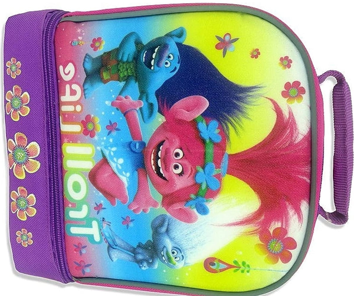 DreamWorks Trolls Insulated Dual Compartment Lunch Bag Lunch Box - Troll  Life 