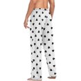 thumbnail image 4 of Top-kevin Men's Pajama Pants Super Soft Black and White Heart Sleep Lounge Pants Pjs Bottoms with Pockets, 4 of 6