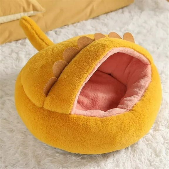 Cats House Soft Pet Bed Kennel Dog Cats Winter Cute Plush Puppy Cushion Portable Sleeping Bag