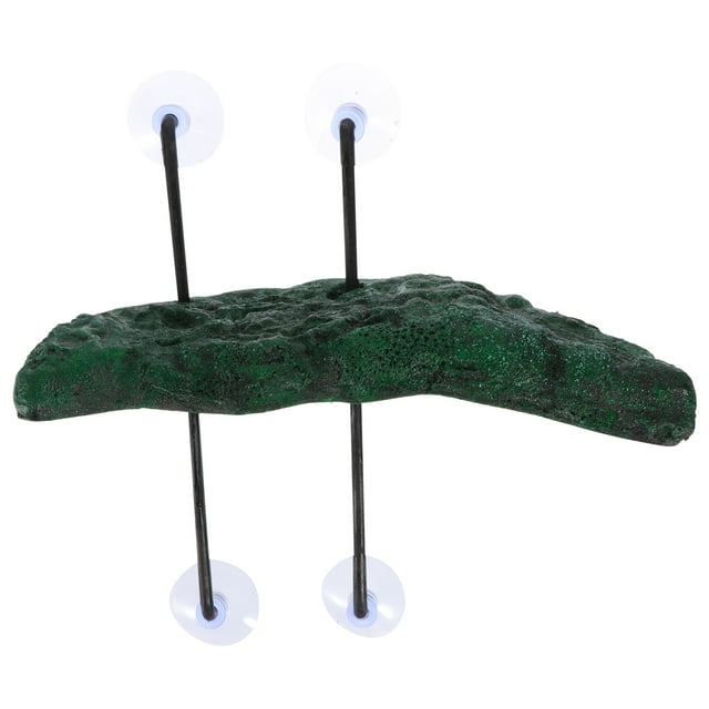 EeaseMX Plataforma colgante para el descanso de tortugas Plataforma para tanque de tortugas Muelle para tanque de tortugas Adorno flotante