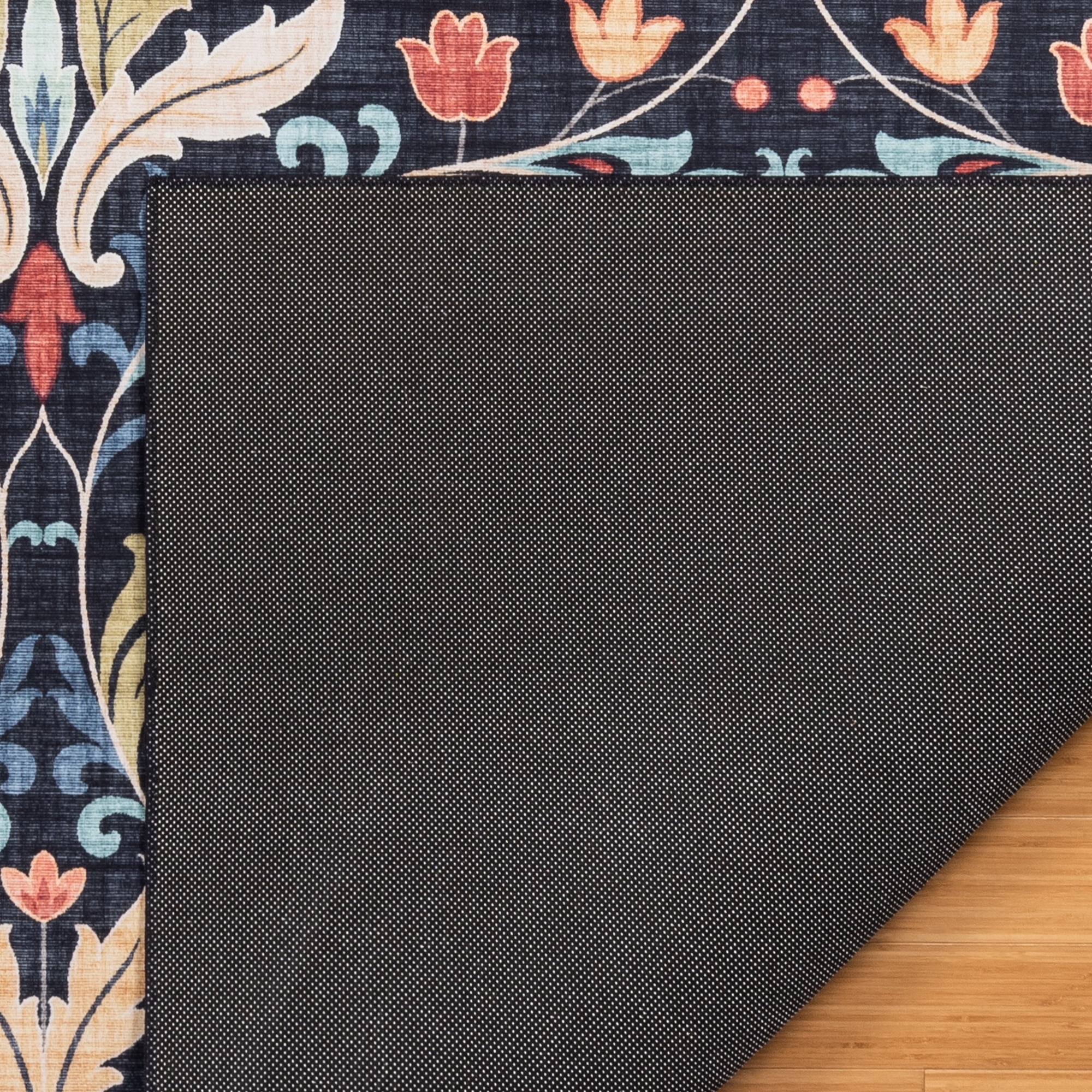 Crystal Print Verner Transitional Floral Multi Area Rug, 3x5