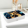 thumbnail image 6 of Shepherd Dog Portable PU Leather Jewelry Organizer with Removable Compartment, Bracelet Holder, Earring Organizer, and Jewelry Boxes, 6 of 6